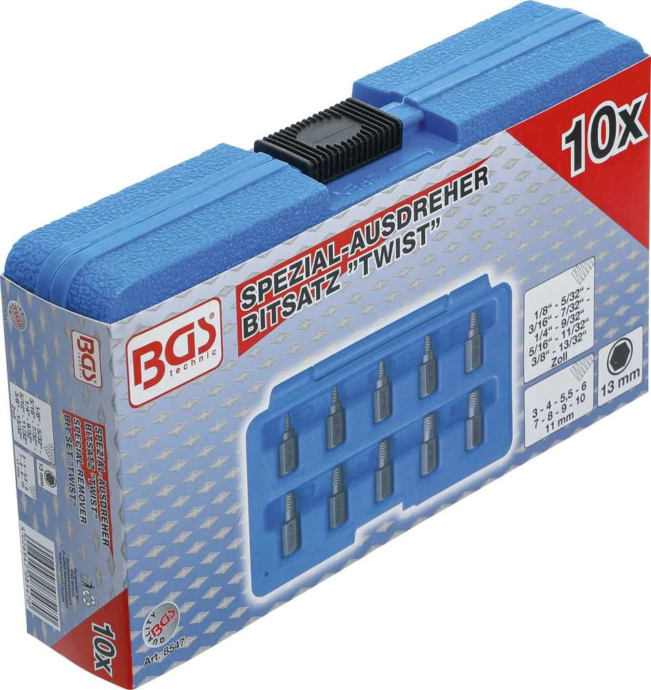 Bgs Technic Sraigtiniai ištraukikliai | 10 vnt. (8547)