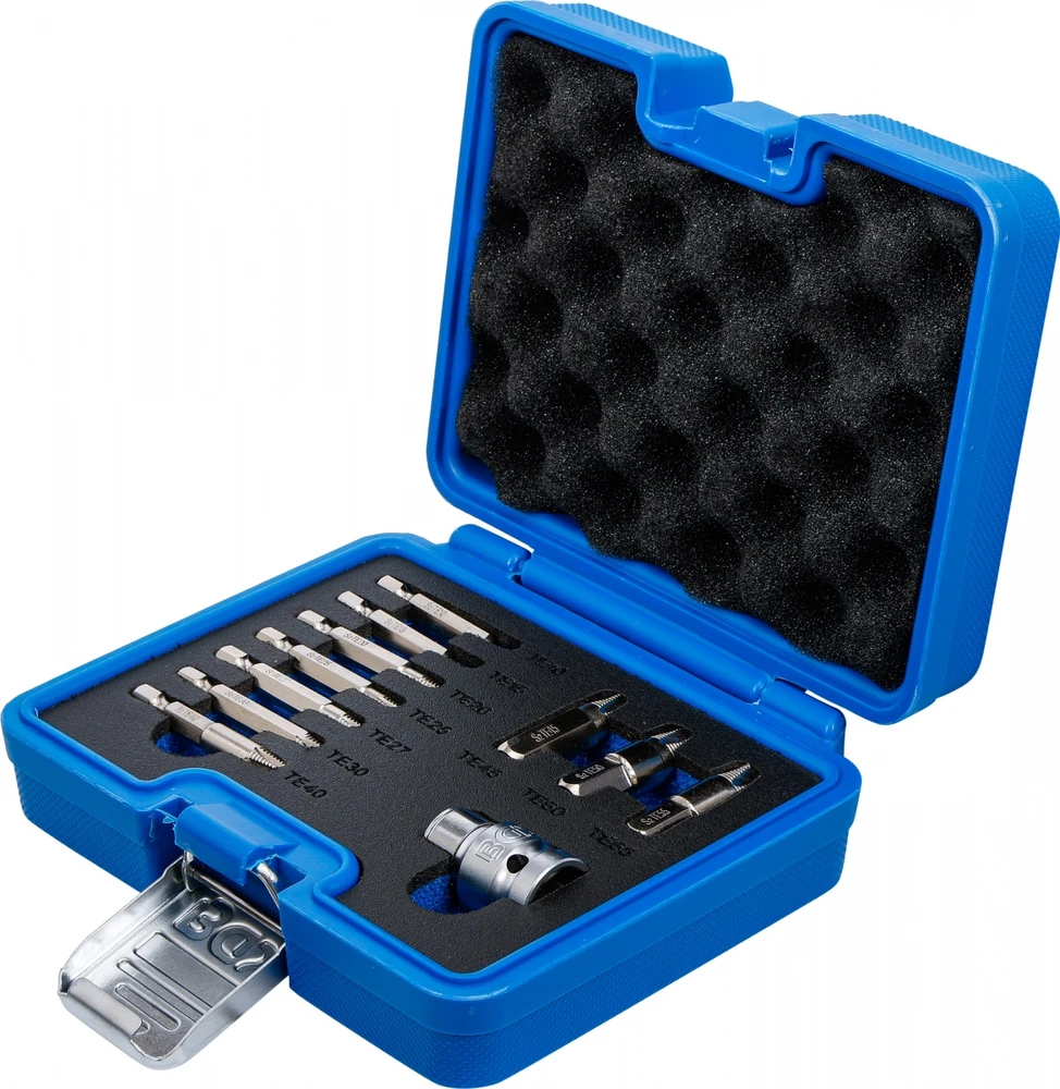 Bgs Technic Sraigtinių ištraukiklių rinkinys | sugadintiems T-Star (Torx) T10–T55 | 11 vnt. (74785)