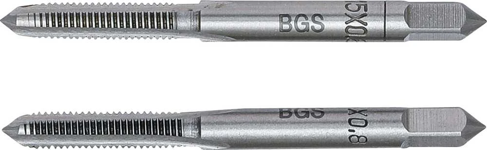 Bgs Technic Sriegikliai | pirmas ir galutinis sriegimas | M5 x 0.8 | 2 vnt. (M5X0.8-B)
