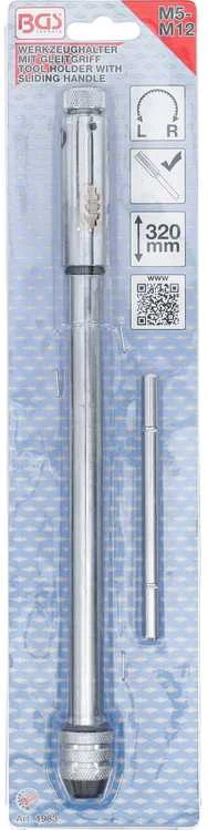 Bgs Technic Sriegiklio laikiklis T-formos terkšlinis ilgas | M5 - M12 | 320 mm (1983)