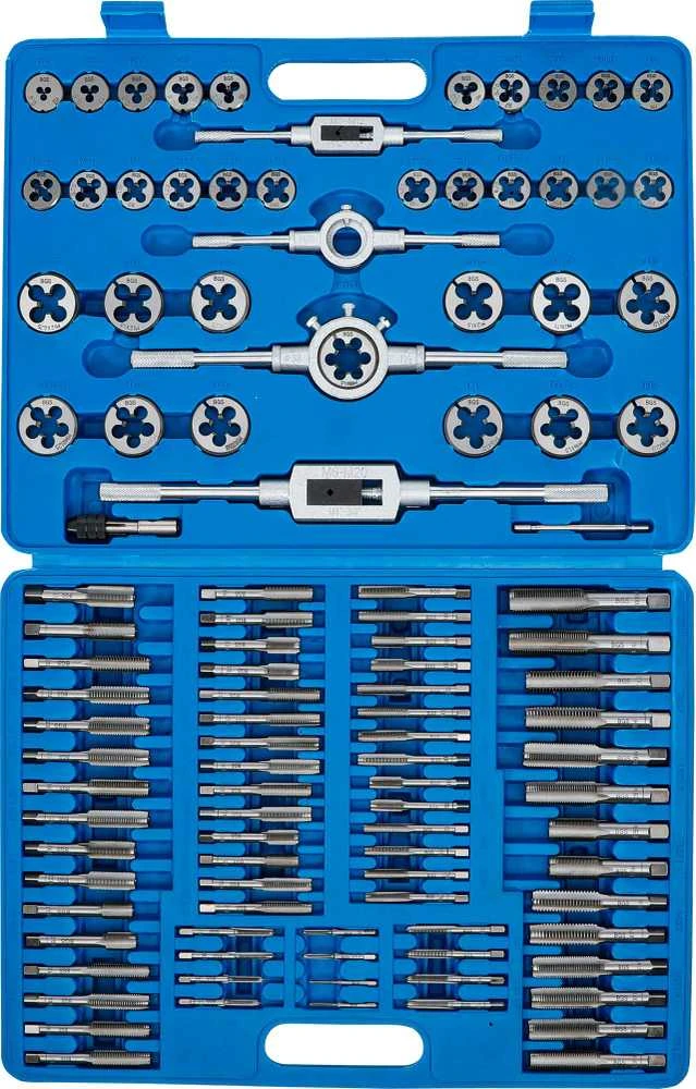 Bgs Technic Sriegiklių ir sriegpjovių komplektas | M2 - M18 | 110 vnt. (1900)
