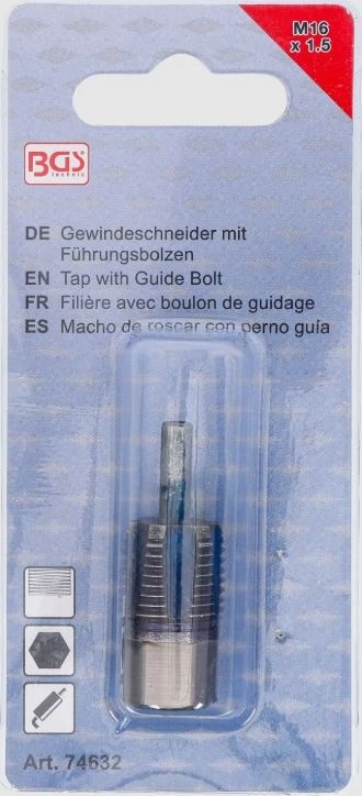 Bgs Technic Sriegio gidas | temperatųros jutiklių sriegiams | M16 x 1,5 (74632B)
