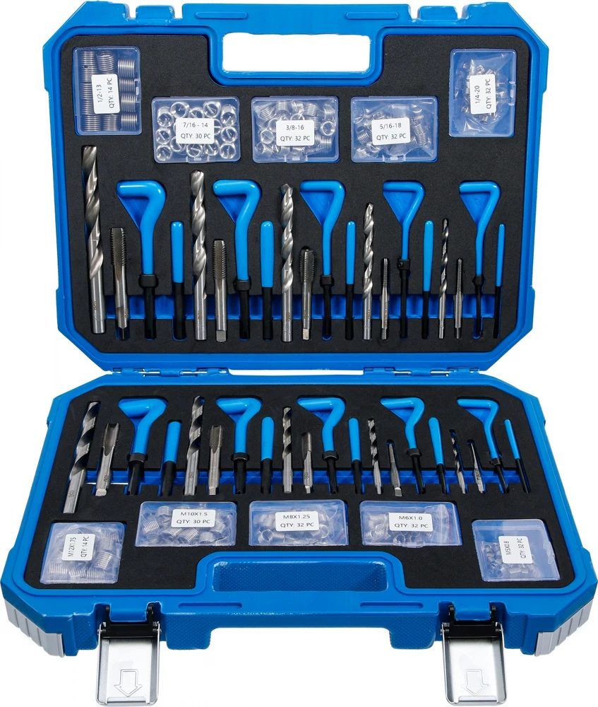 Bgs Technic Sriegio remonto rinkinys | metriniai / coliniai | M5 - M12, 1/4" - 1/2" | 320 vnt (9483)