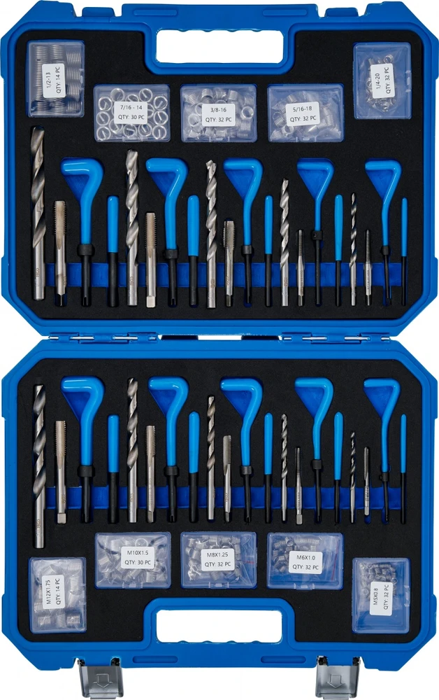 Bgs Technic Sriegio remonto rinkinys | metriniai / coliniai | M5 - M12, 1/4" - 1/2" | 320 vnt (9483)