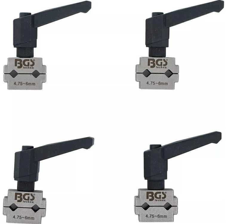 Bgs Technic Stabdžių linijų užspaustukai | 4.75 + 6 mm | 4 vnt. (9533-1)