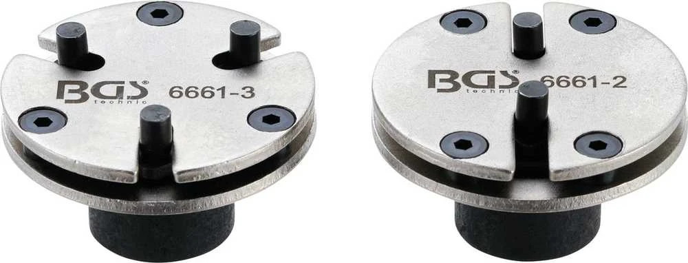Bgs Technic Stabdžių stūmoklių atstatymo adapterių rinkinys | universalus | su 2 ir 3 kaiščiais | 2 vnt. (6661)
