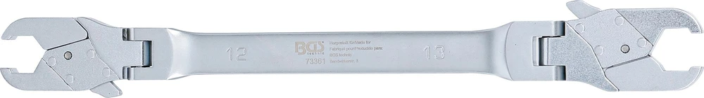 Bgs Technic Stabdžių vamzdelių veržliaraktis su terkšle BGS | 12 × 13 mm | 145 mm (73361)
