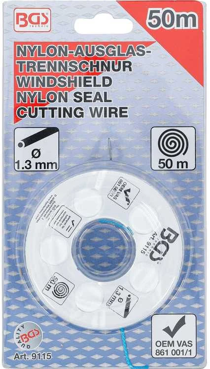 Bgs Technic Stiklo pjovimo trosas | nailonas | 50 m (9115)