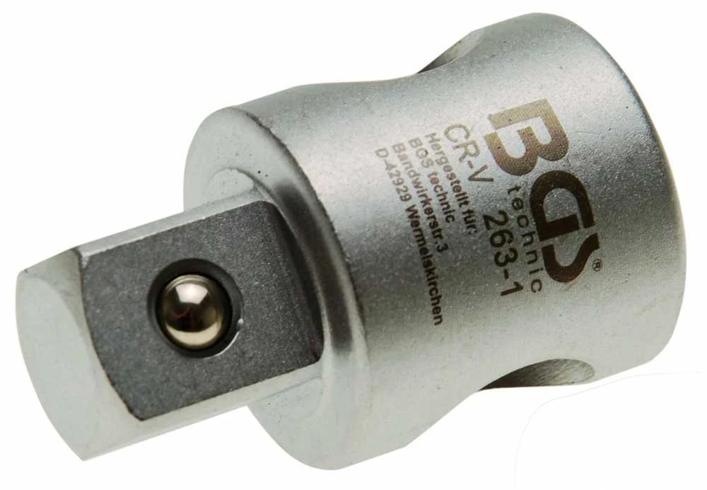 Grąžtas Bgs Technic Stumdomas adapteris prailgintuvams | išorinis kvadratas 20 mm (3/4") (263-1)
