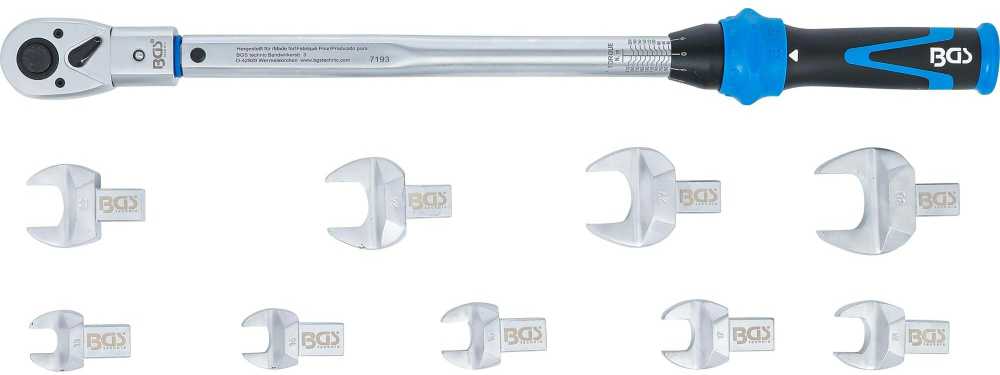 Bgs Technic Dinamometrinio rakto rinkinys | 14 × 18 mm | 40–210 Nm | 11 vnt. | BGS (7193)