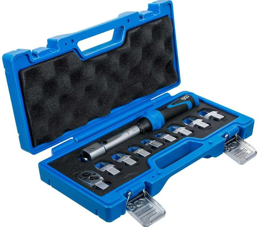 Bgs Technic Sukimo momento veržliarakčio rinkinys | dinamometras | 6.3 mm (1/4") | 6 - 30 Nm | 10 vnt. (7192)