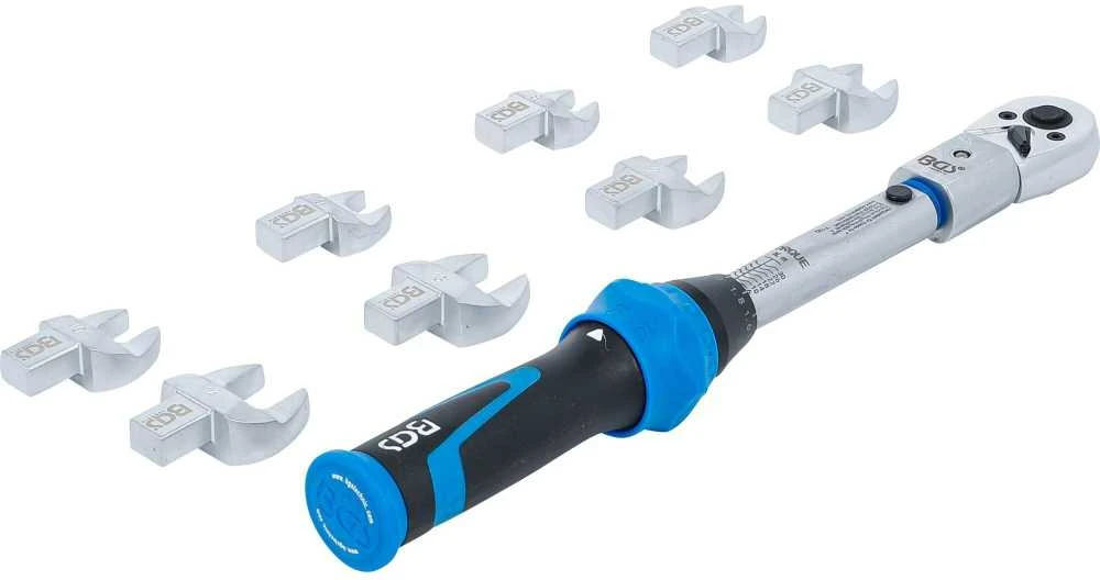 Bgs Technic Sukimo momento veržliarakčio rinkinys | dinamometras | 6.3 mm (1/4") | 6 - 30 Nm | 10 vnt. (7192)