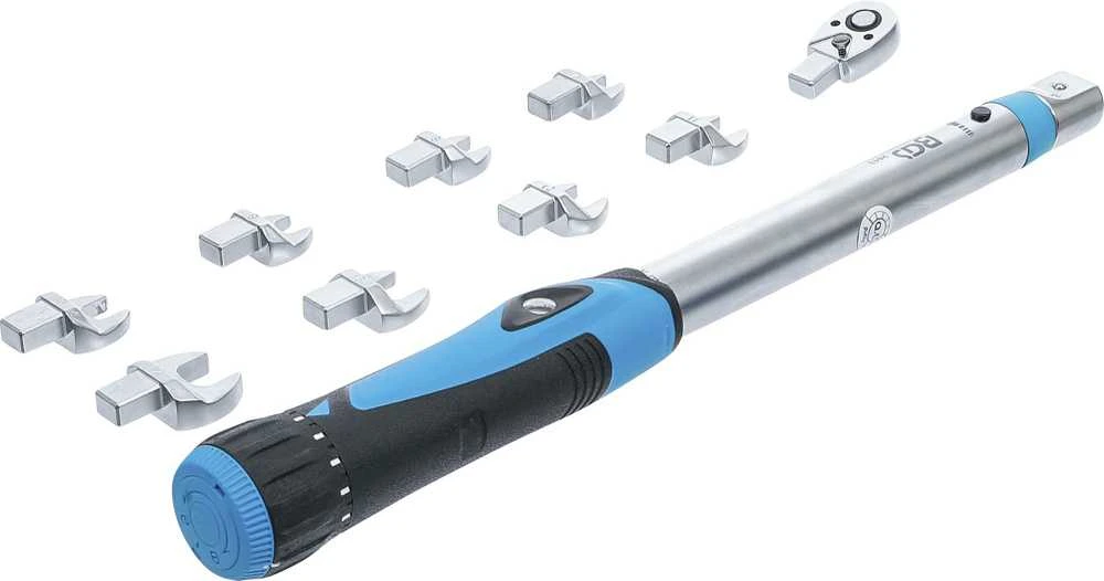 Bgs Technic Sukimo momento veržliarakčio rinkinys | dinamometras | 6.3 mm (1/4") | 10 - 50 Nm | 10 vnt. (2813)