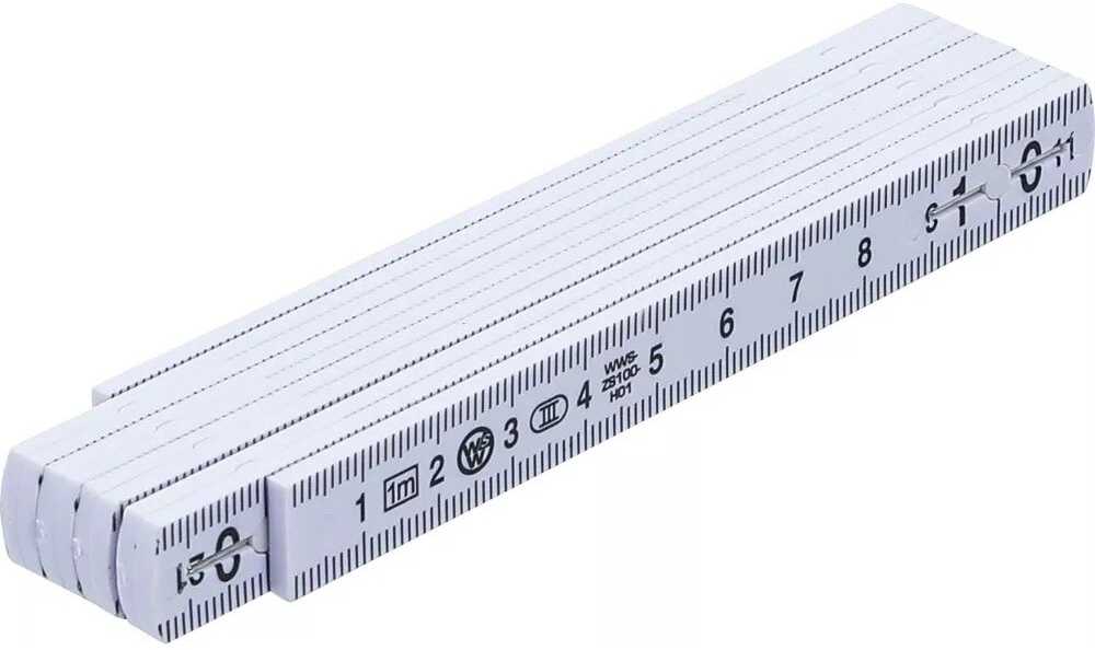 Bgs Technic Sulankstomas metras plastikinis | 10 segmentų | 1 m (2054)