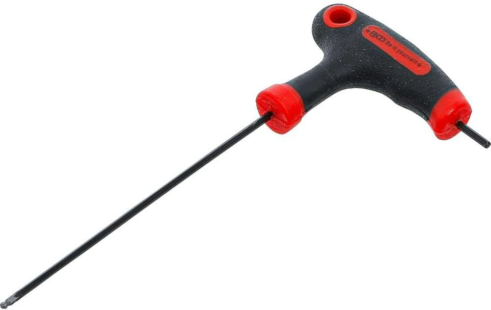 Bgs Technic T-rankenėlė atsuktuvas | Hex šešiakampis / Hex šešiakampis su šarnyru | 2 mm (7882-2)