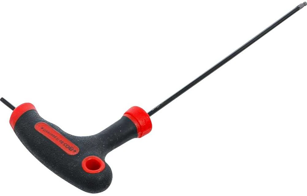 Bgs Technic T-rankenėlė atsuktuvas | Hex šešiakampis / Hex šešiakampis su šarnyru | 2 mm (7882-2)