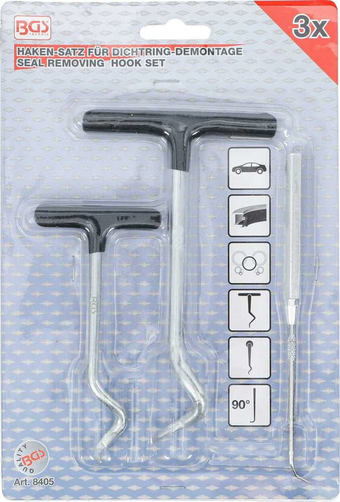Bgs Technic Tepalinių guolių / tarpinių / manžetų nuėmimo rinkinys | 3 vnt. (8405)