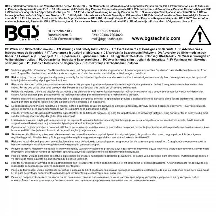 Bgs Technic Tepalo adapteris tepalo pistoletui | 90° kampu (3142-1)