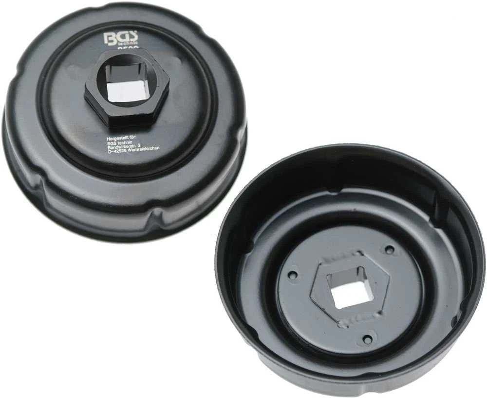 Bgs Technic Tepalo filtro raktas | 6-kampų | Ø 76 mm (8539)
