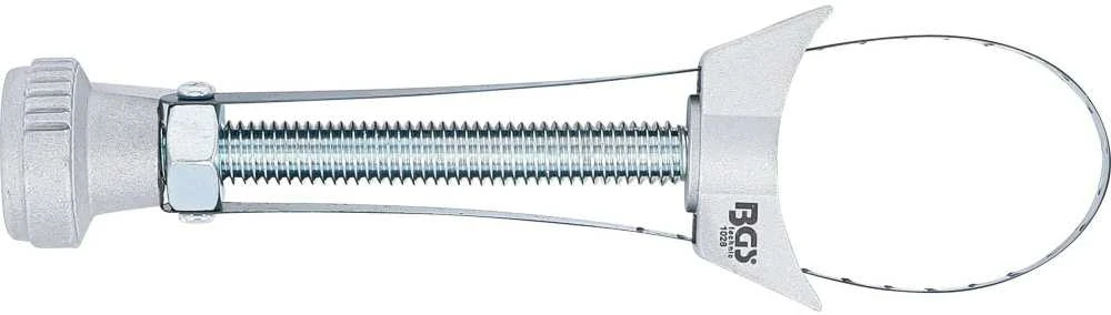 Bgs Technic Tepalo filtro raktas juostinis | spyruoklinė plieninė juosta | lietas aliuminis | Ø maks. 105 mm (1028)