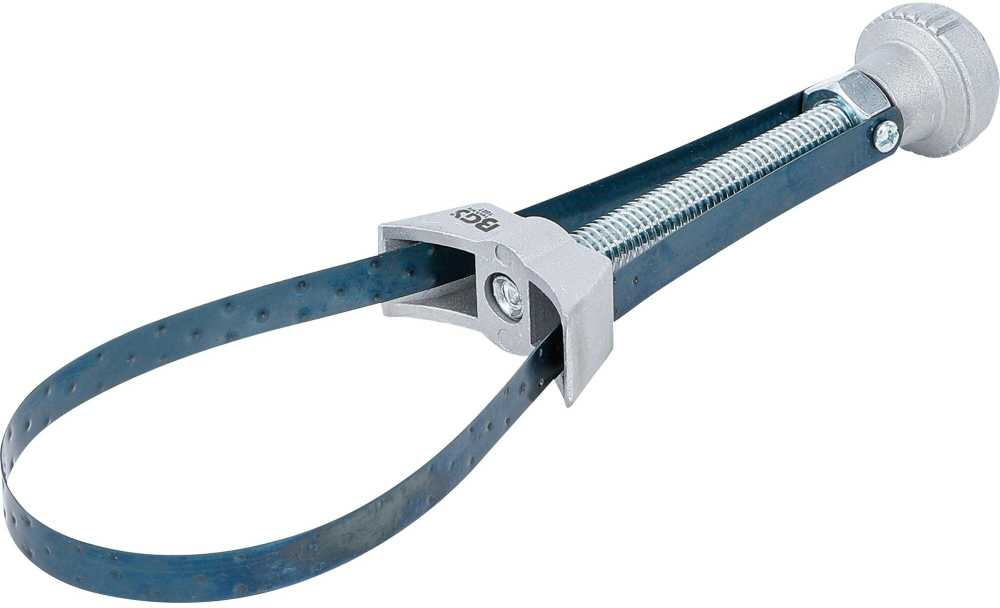 Bgs Technic Tepalo filtro raktas juostinis | spyruoklinė plieninė juosta | lietas aliuminis | Ø maks. 155 mm (1027)