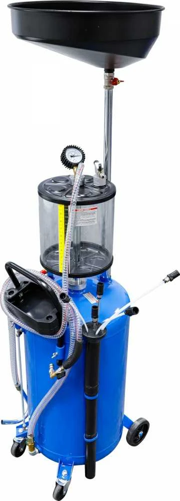 Bgs Technic Tepalo surinkimo talpa | su išsiurbimu ir išleidimu | kontrolinis bakelis | 80 l (7003)