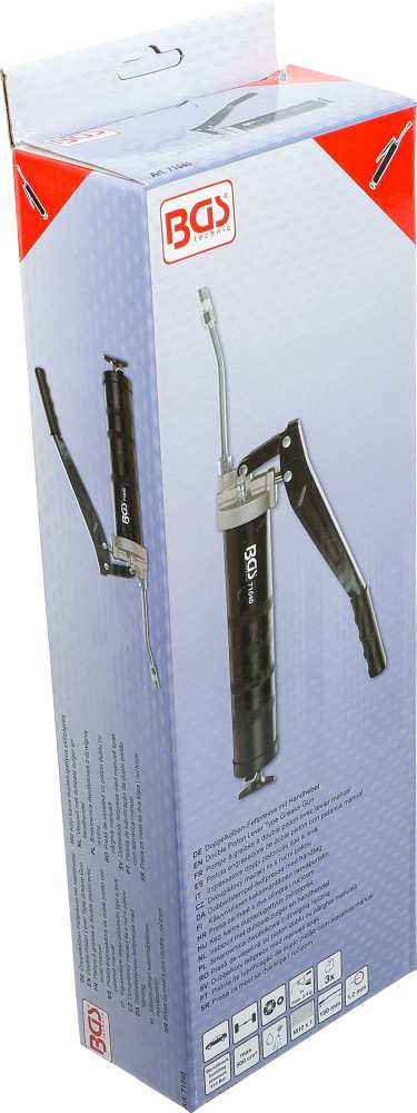 Bgs Technic Tepimo pistoletas | dvigubas stūmoklis | 500 cm³ (71040B)