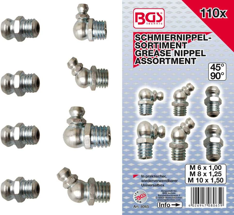 Bgs Technic Tepimo taškų asortimentas | 110 vnt. (8065)