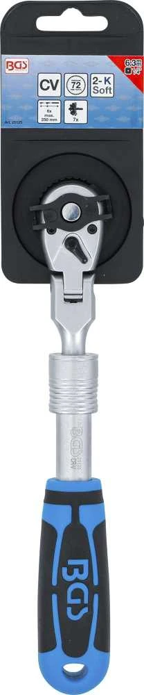 Bgs Technic Terkšlė galvutėms ištraukiama, lanksti | 6.3 mm (1/4") | 210 - 250 mm (25125)