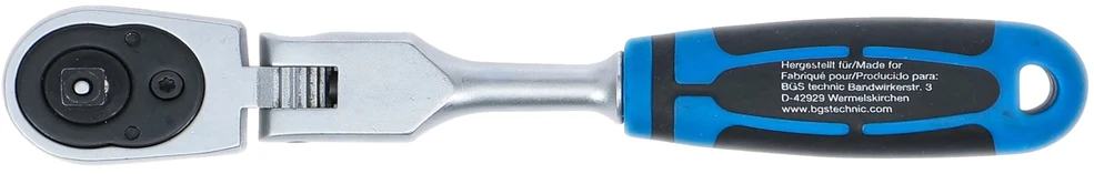Bgs Technic Terkšlė galvutėms lankstoma | su fiksuojamos padėties užraktu | 6.3 mm (1/4") | 165 mm (25130)