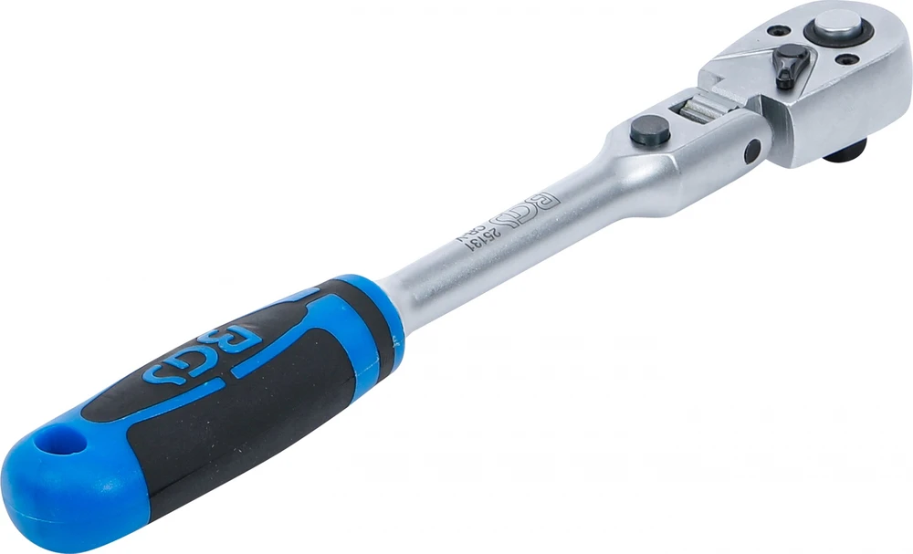 Bgs Technic Terkšlė galvutėms lankstoma | su fiksuojamos padėties užraktu | 10 mm (3/8") | 245 mm (25131)