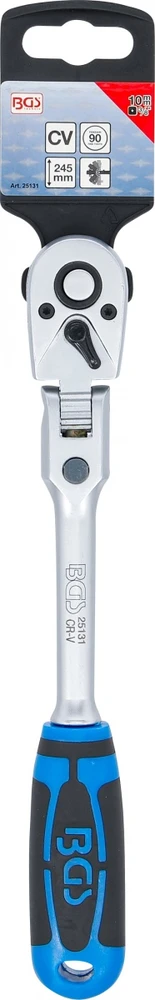 Bgs Technic Terkšlė galvutėms lankstoma | su fiksuojamos padėties užraktu | 10 mm (3/8") | 245 mm (25131)