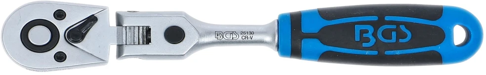 Bgs Technic Terkšlė galvutėms lankstoma | su fiksuojamos padėties užraktu | 6.3 mm (1/4") | 165 mm (25130)