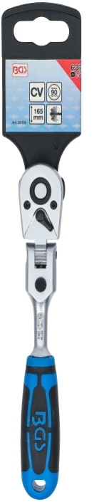 Bgs Technic Terkšlė galvutėms lankstoma | su fiksuojamos padėties užraktu | 6.3 mm (1/4") | 165 mm (25130)