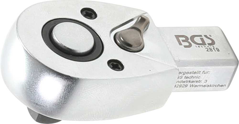 Bgs Technic Terkšlinė reversinė galvutė jėgos raktui | įstatoma 9 x 12 ...