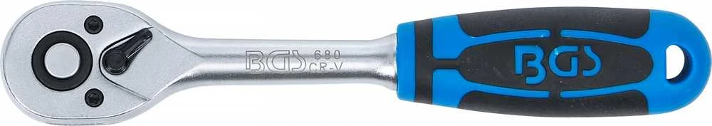 Bgs Technic Terkšlinis raktas reversinis | tiesus smulkūs dantukai | 6,3 mm (1/4") (680)
