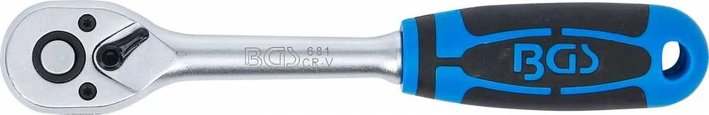 Bgs Technic Terkšlinis raktas reversinis | tiesus smulki eiga | 10 mm (3/8") (681)