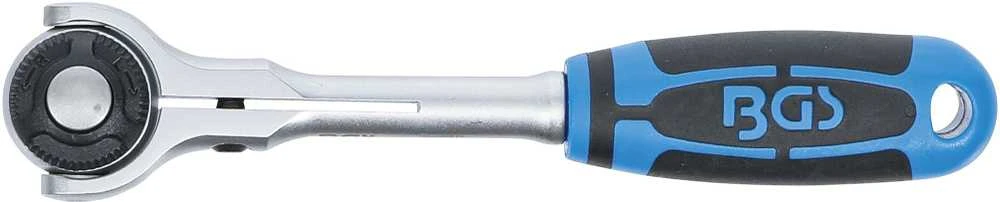 Bgs Technic Terkšlinis raktas šarnyrinis 180° | smulkūs dantukai | 6.3 mm (1/4") (112)