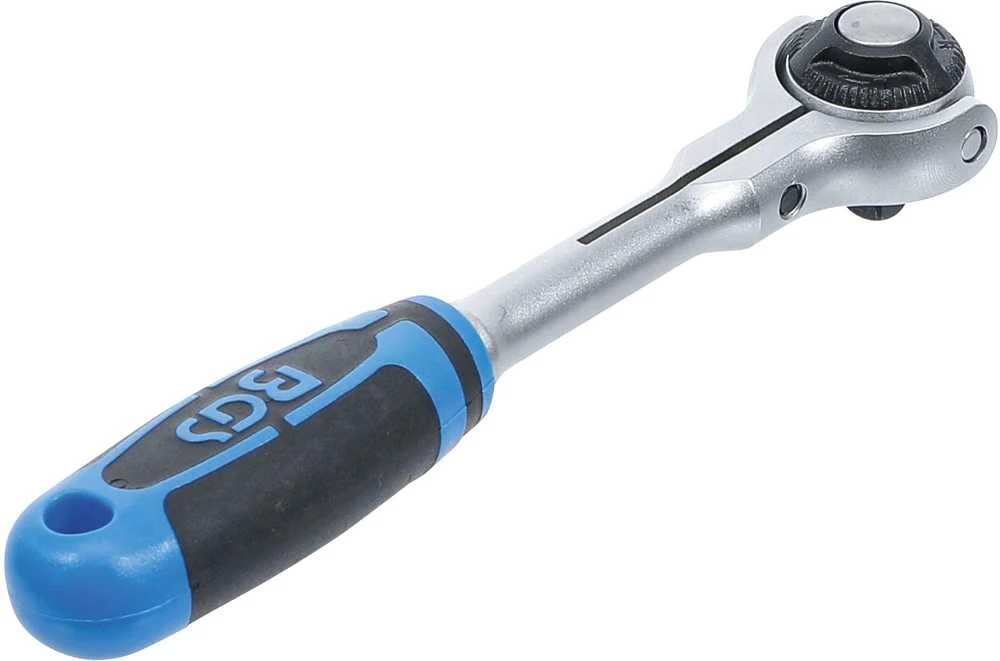 Bgs Technic Terkšlinis raktas šarnyrinis 180° | smulkūs dantukai | 6.3 mm (1/4") (112)