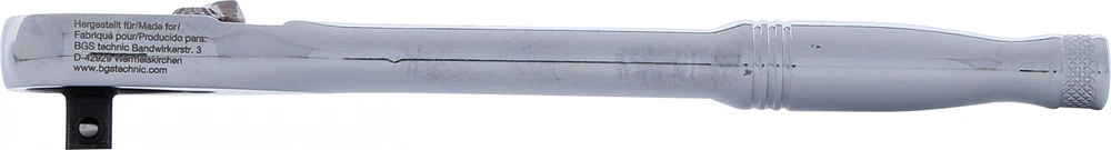 Bgs Technic Terkšlinis raktas su perjungimu | 6.3 mm (1/4") | CrV | smulkūs dantukai (74709)