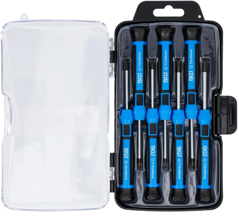 Bgs Technic Tikslių atsuktuvų rinkinys | T-Star (Torx) T6 - T7 - T8 - T9 - T10 - T15 - T20 | 7 vnt. (4880)