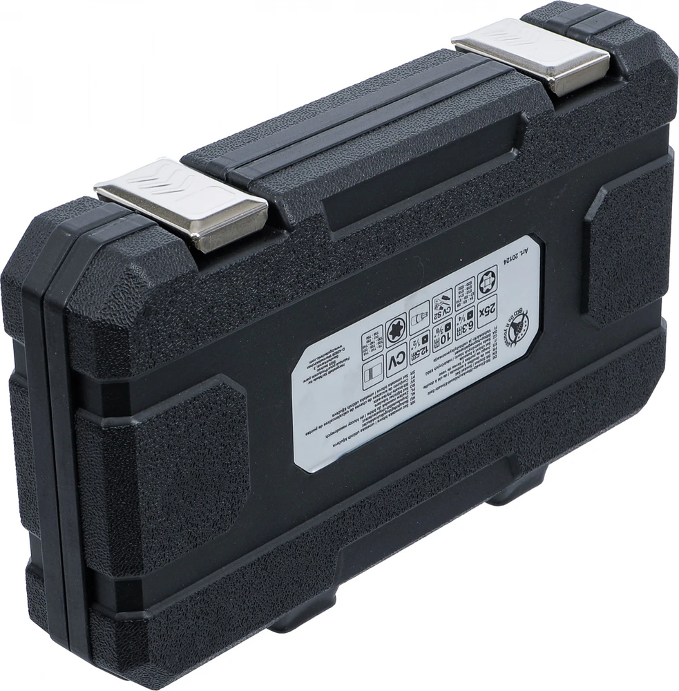 Bgs Technic Torx ir E-Torx galvučių rinkinys | 1/4", 3/8", 1/2" | 25 vnt. (20124)