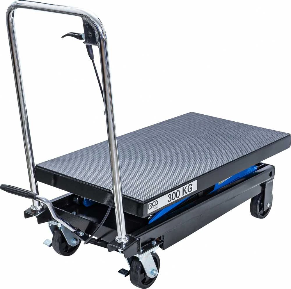 Bgs Technic Transportavimo vežimas / žirklinis keltuvas | hidraulinis | 300 kg (11997)