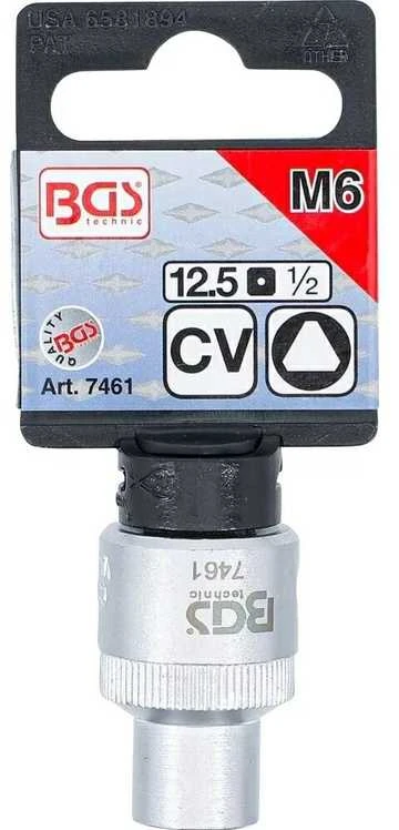 Bgs Technic Trikampė galvutė įpurškimo siurblio remontui 1/2", M6 (10 mm) (7461)