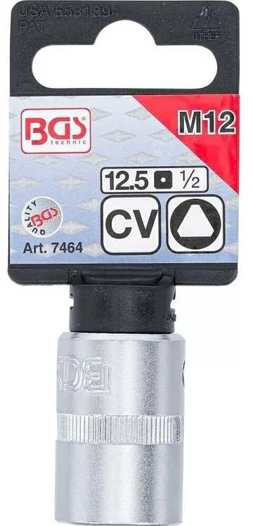 Bgs Technic Trikampė galvutė įpurškimo siurblio remontui M12 (16,5 mm) (7464)