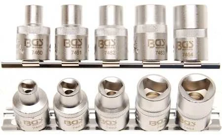Bgs Technic Trikampių galvučių rinkinys | M5 - M12 (8 - 16,5 mm) | 5 vnt. (8608)