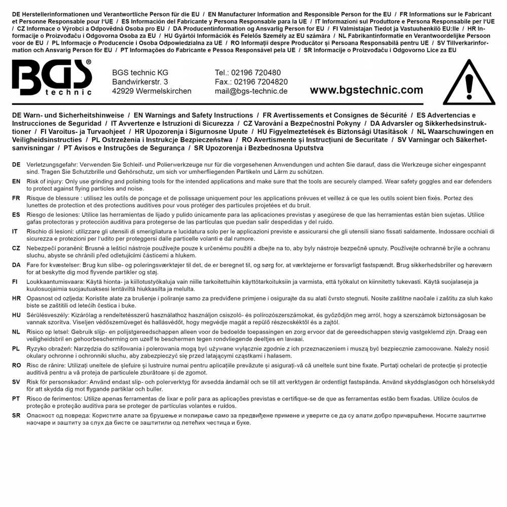 Bgs Technic Trintukas kūginis | Ø 50 mm (3999-3)