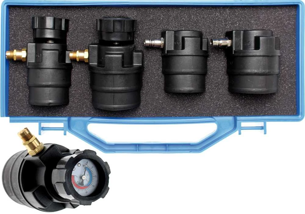 Bgs Technic Turbochargerio diagnostikos davikliai su manometrais | 55 - 60 - 65 - 70 mm (8958)