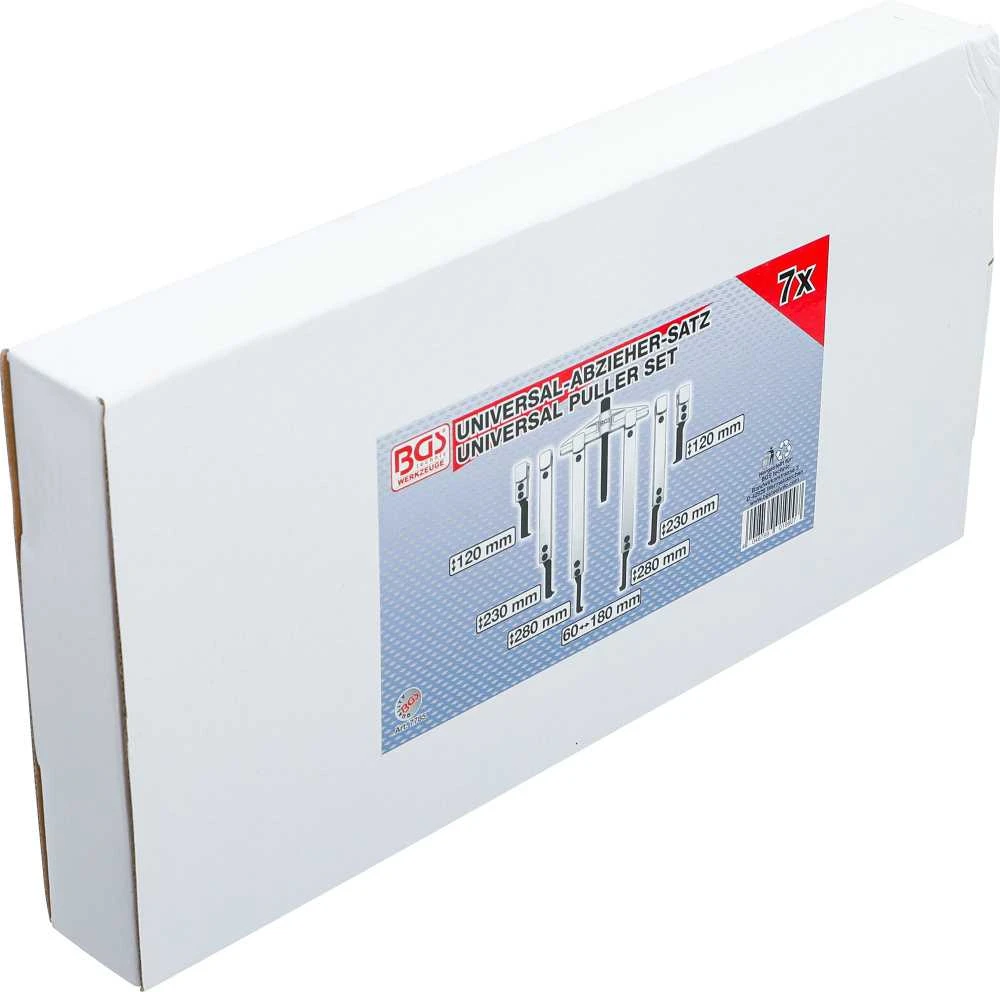 Bgs Technic Universalių nuėmėjų rinkinys 2-kojis | 35 - 130 mm | 7 vnt. (7785)