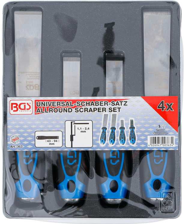 Bgs Technic Universalus gramdiklių rinkinys | 4 vnt. (363)